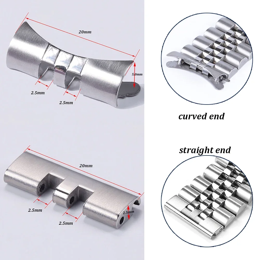 Jared Jewelry Watches - 2pcs Stainless Steel Straight Curved End
