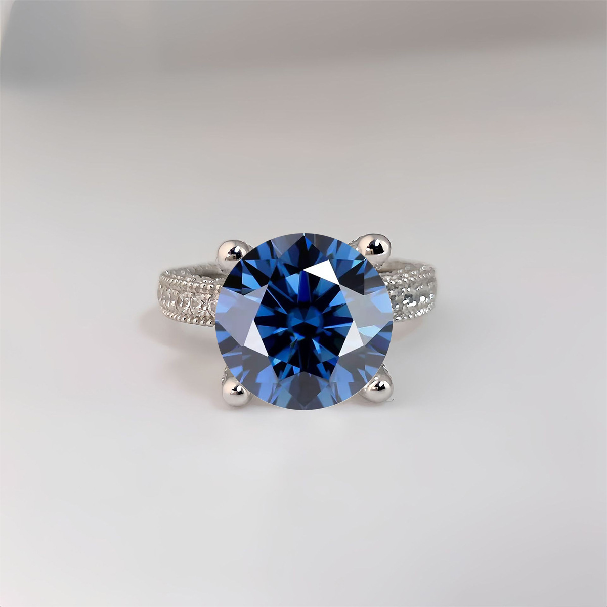 5 Carat Real Moissanite Diamon - Moissanite Ring recension och pris