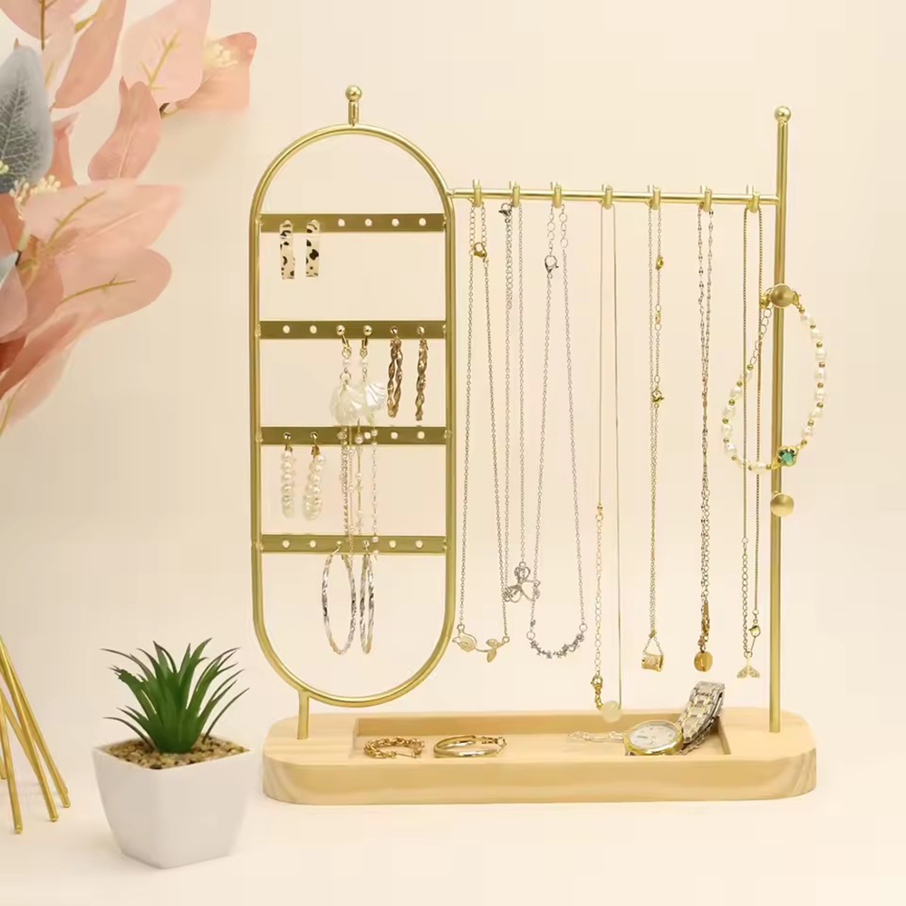 1 desktop solid wood base jewe - Jewelry And Watches Stores recension och pris