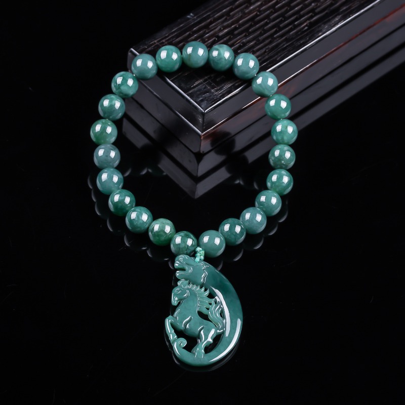 Natural Jadeite Blue Water Zod - Jewelry & Watches Store recension och pris
