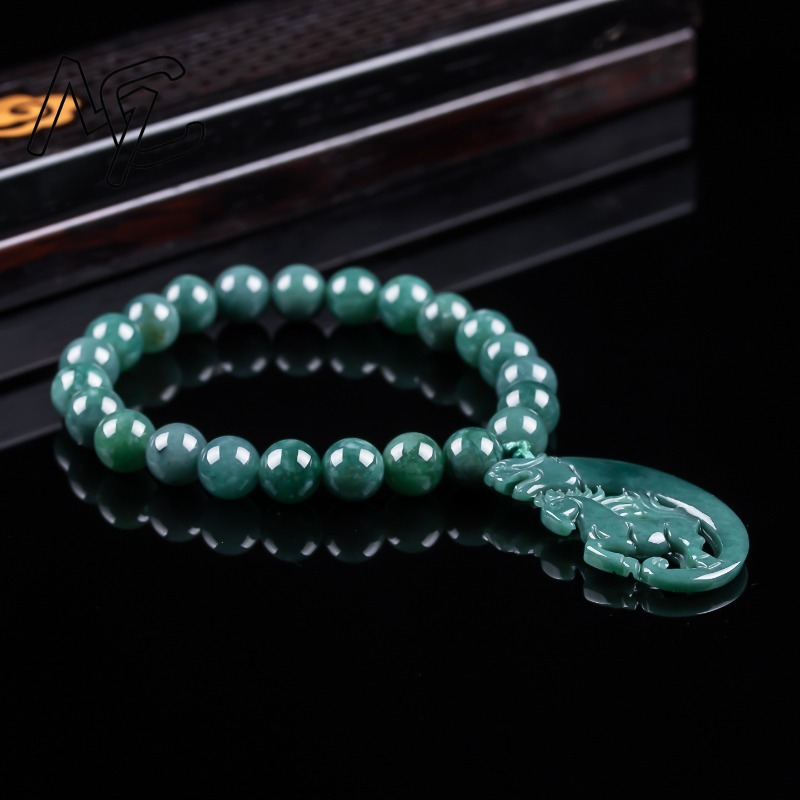 Natural Jadeite Blue Water Zod - Jewelry & Watches Store recension och pris