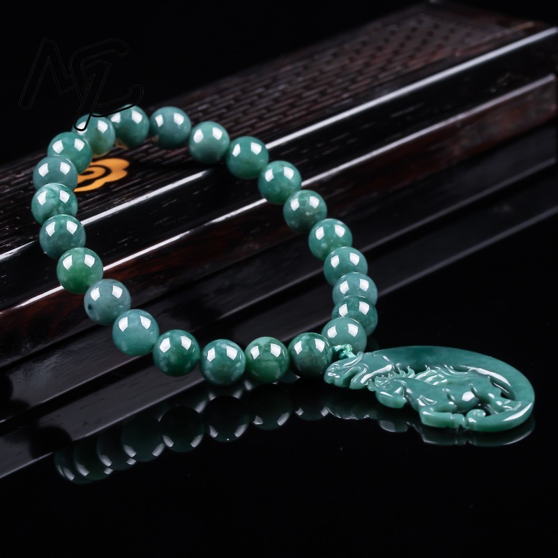 Natural Jadeite Blue Water Zod - Jewelry & Watches Store recension och pris