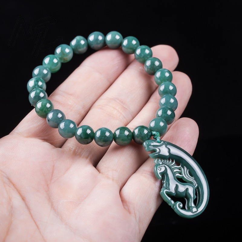 Natural Jadeite Blue Water Zod - Jewelry & Watches Store recension och pris