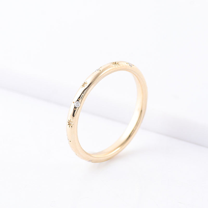 Provence 10K/14K/18K Moissanit - Moissanite Ring recension och pris