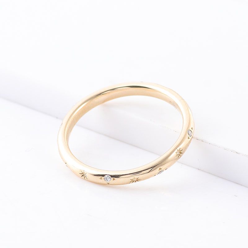 Provence 10K/14K/18K Moissanit - Moissanite Ring recension och pris