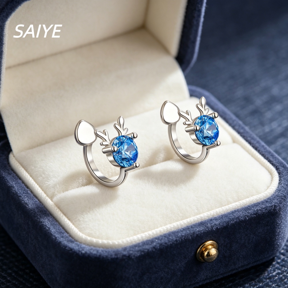 925 Sterling Silver Elk Ear Cl - Ear Cuff No Piercing recension och pris