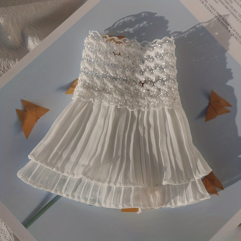Double Ruffle Fake Cuff Solid  - Cuff Bangle Bracelet recension och pris