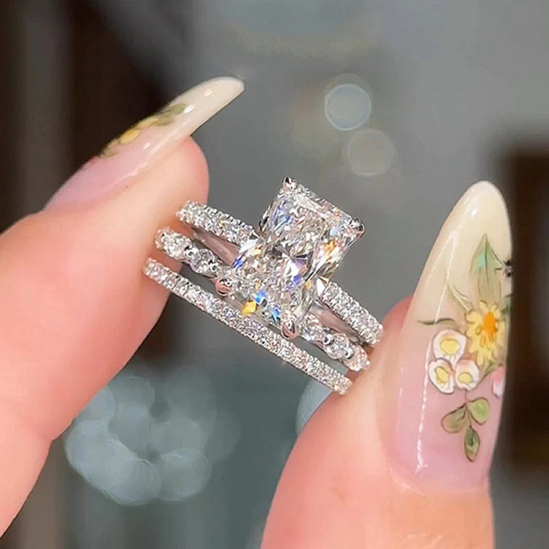 Gold Plated Coppers925Sterling - Moissanite Ring recension och pris