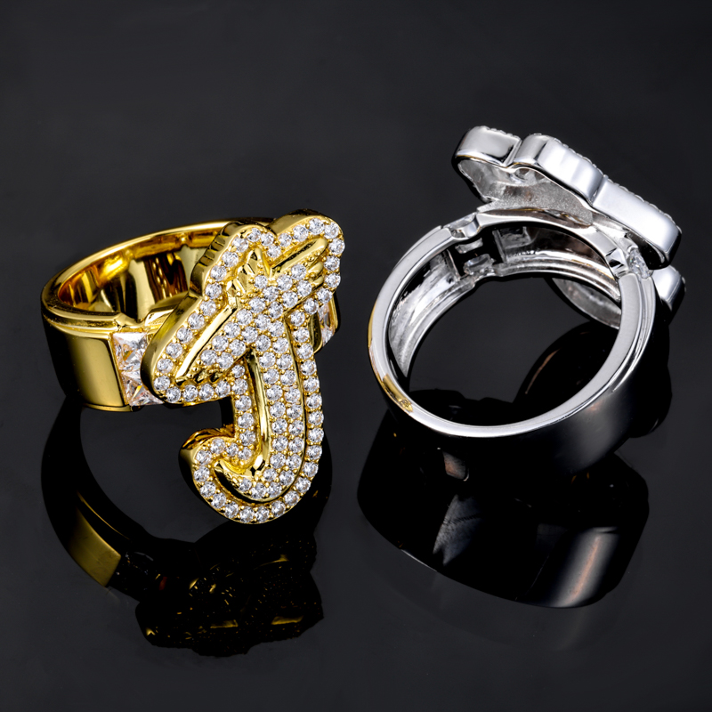 TUHE Iced Out Moissanite Custo - Moissanite Ring recension och pris