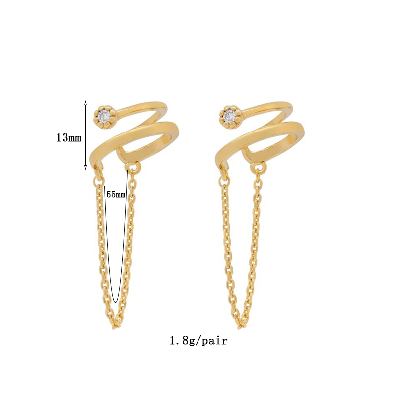 KEYOUNUO Gold Filled Silver Co - Ear Cuff No Piercing recension och pris
