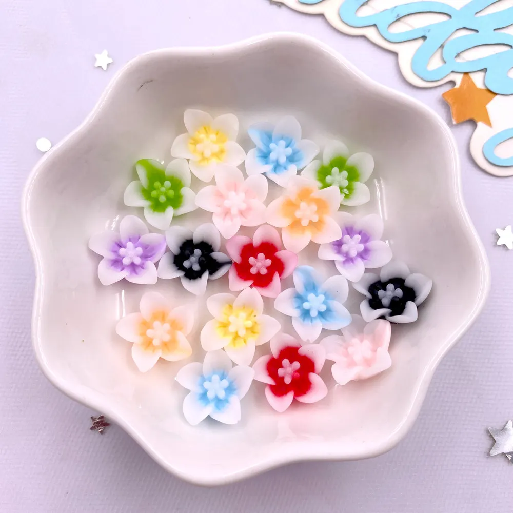 50pcs Resin 13mm Colorful 3D M - Paradise Jewelry & Watches Llc recension och pris