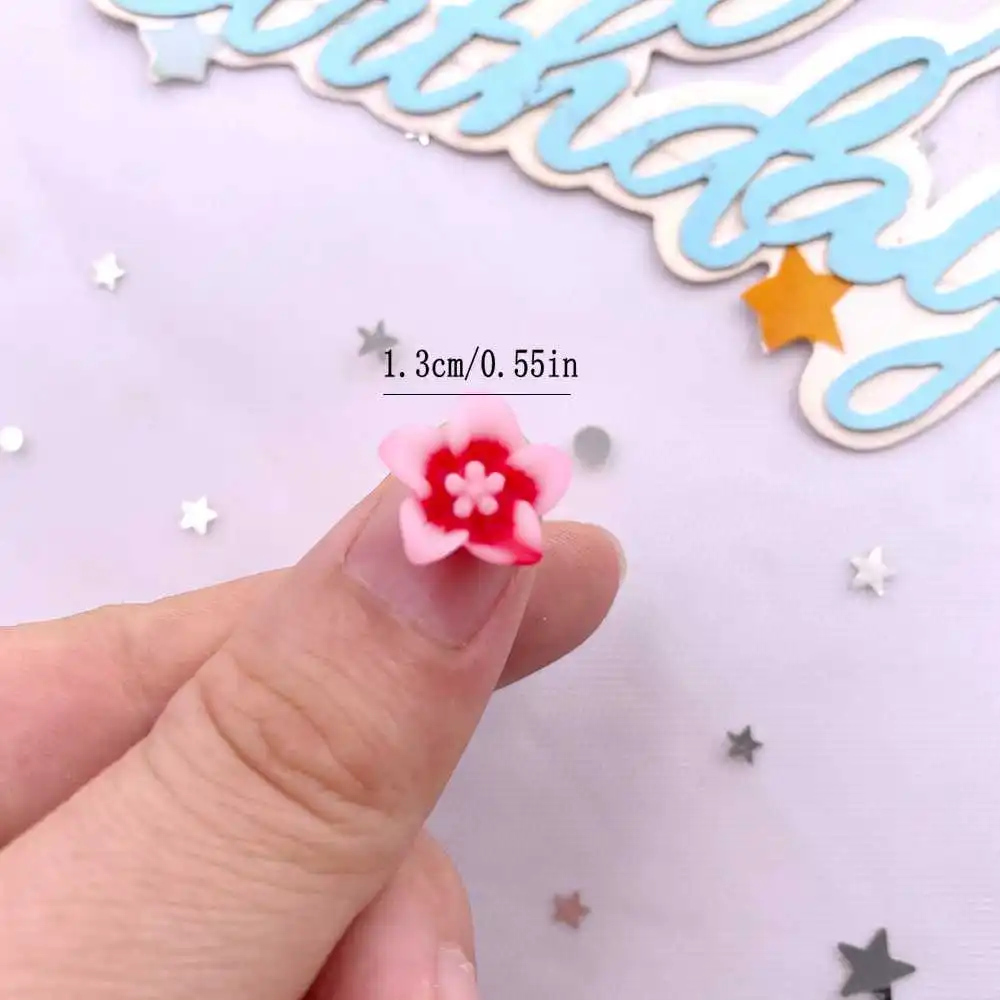 50pcs Resin 13mm Colorful 3D M - Paradise Jewelry & Watches Llc recension och pris