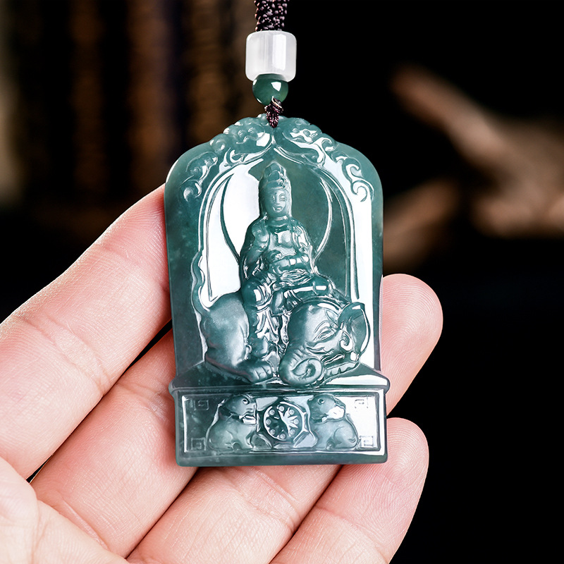 Natural Burmese Jadeite Guanyi - Jewelry & Watches Store recension och pris