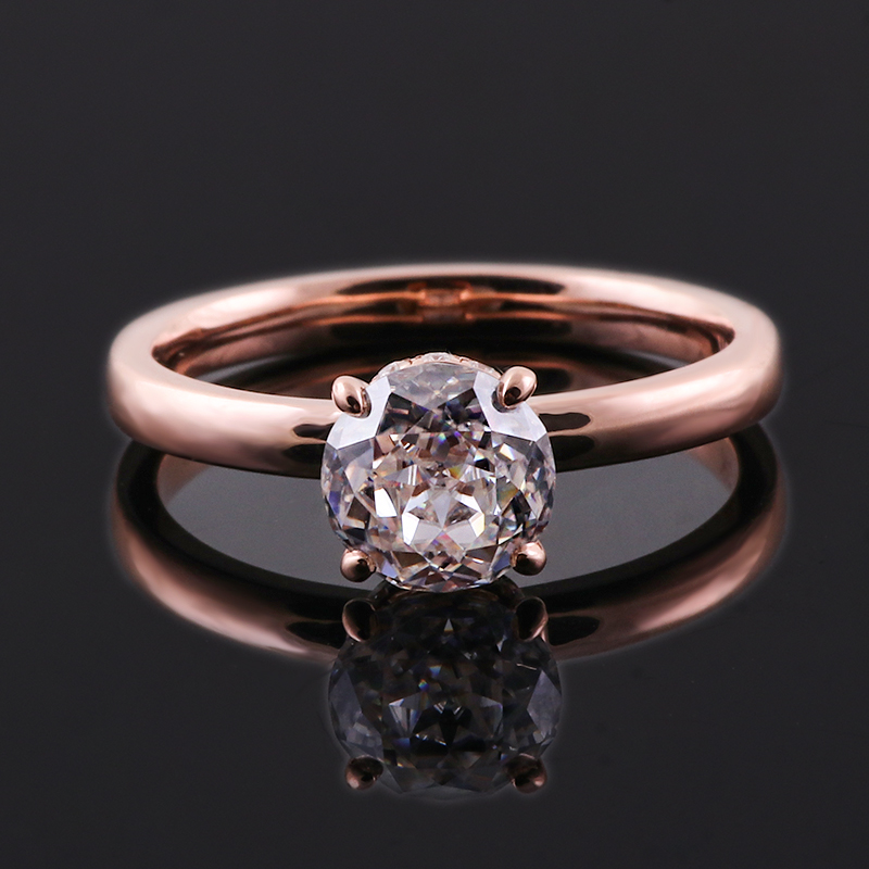 Provence 925 Silver Solitaire  - Moissanite Ring recension och pris
