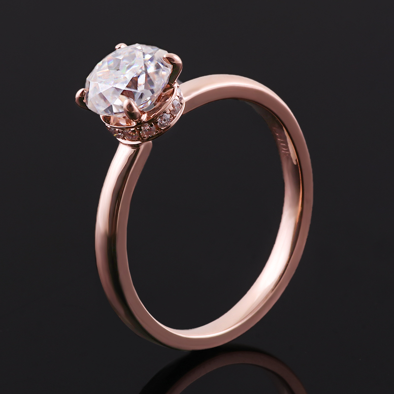 Provence 925 Silver Solitaire  - Moissanite Ring recension och pris