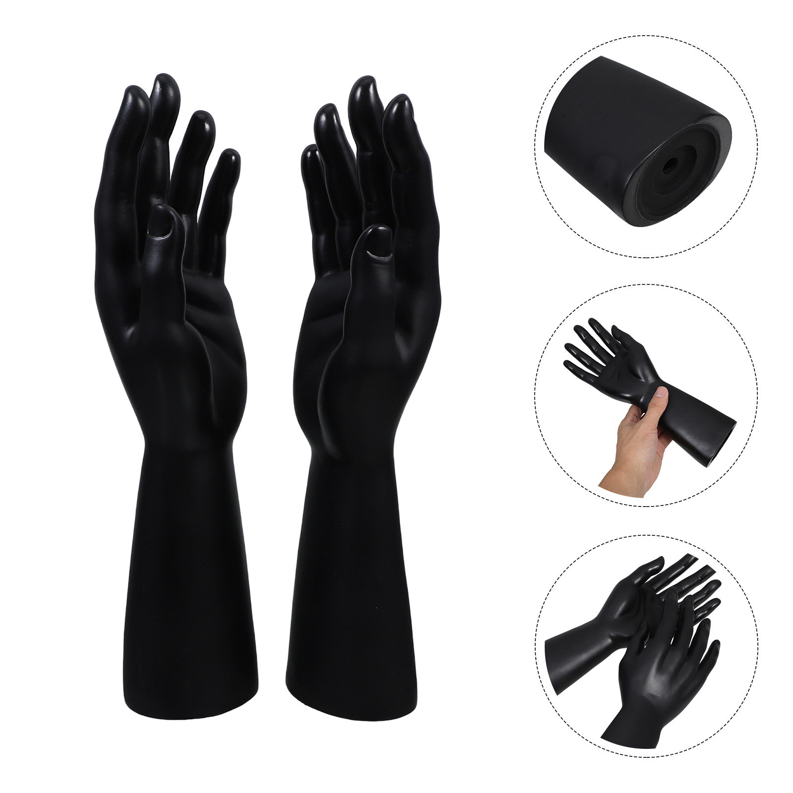 2Pcs Realistic Skin Tone Manne - Jewelry And Watches Exhibition recension och pris