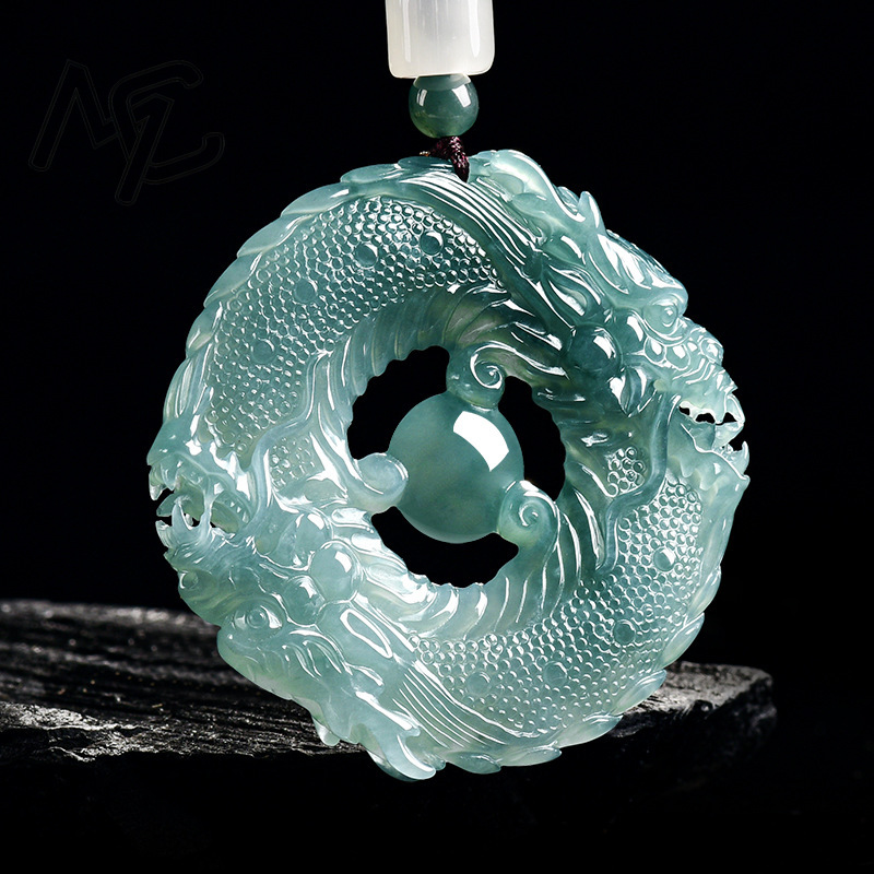 Natural Real Emerald Blue Wate - Jewelry & Watches Store recension och pris