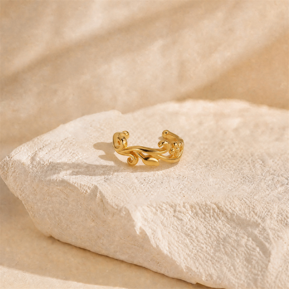 Aide 925 Sterling Silver Gold  - Ear Cuff No Piercing recension och pris