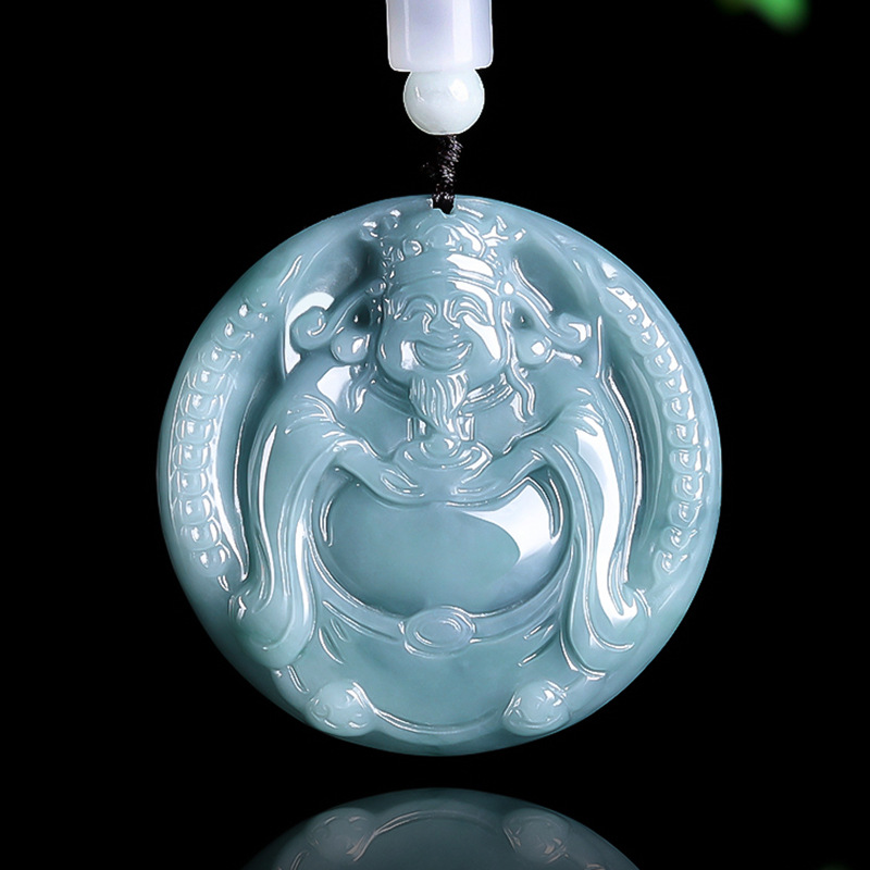Burmese Jadeite God of Wealth  - Jewelry & Watches Store recension och pris