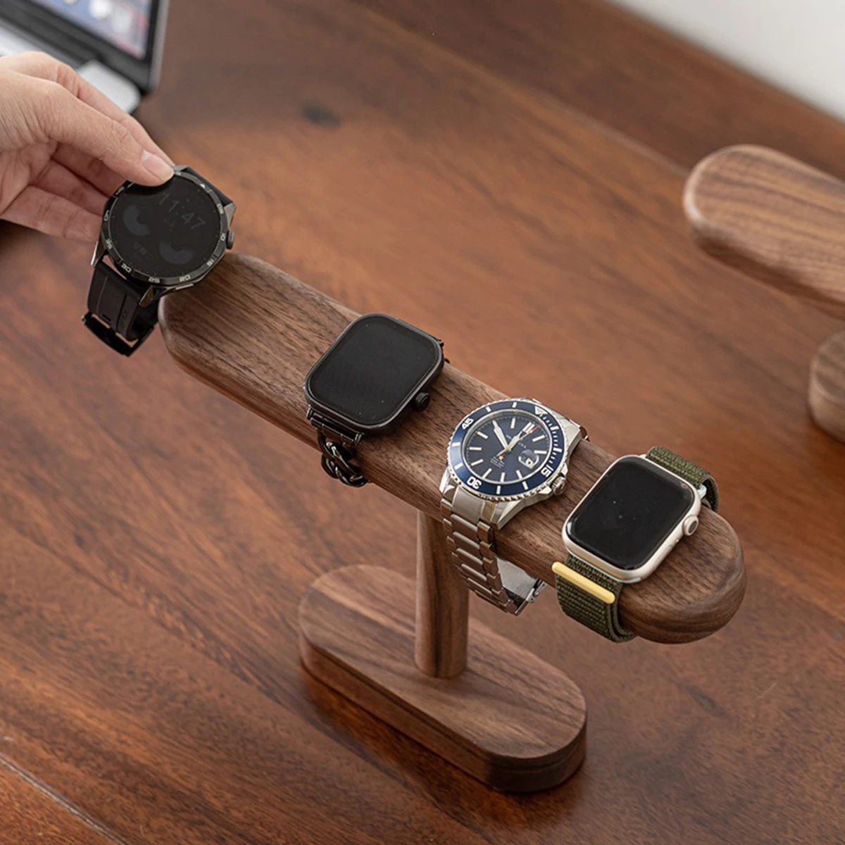 Walnut Wooden Jewelry Organize - Jewelry And Watches Exhibition recension och pris
