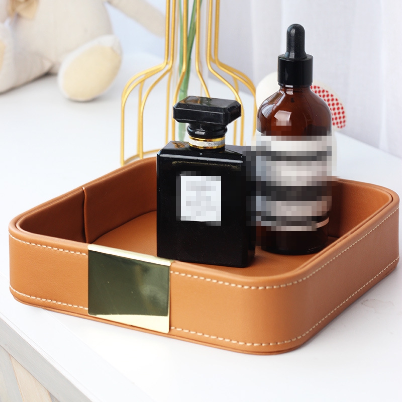 Leather Desk Tray Desktop Stor - Jewelry And Watches Stores recension och pris