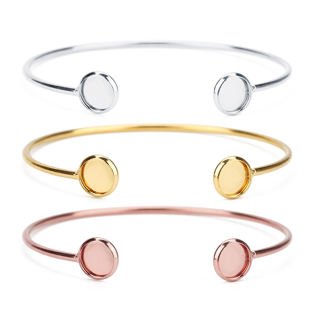16.6cm Stainless Steel Bracele - Cuff Bangle Bracelet recension och pris