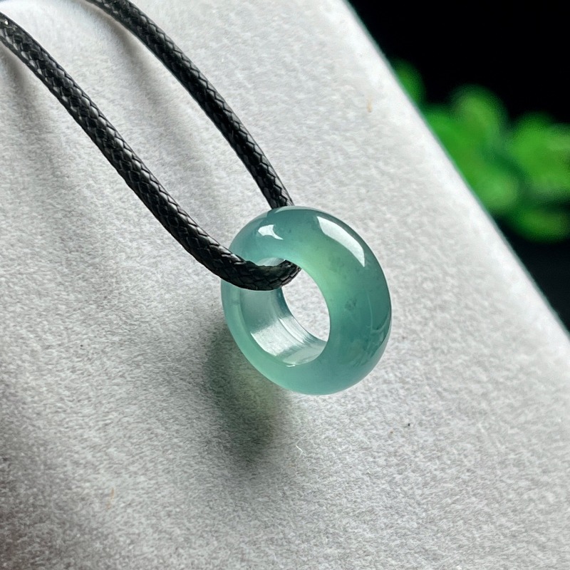 Natural Emerald Blue Water Luc - Jewelry & Watches Store recension och pris