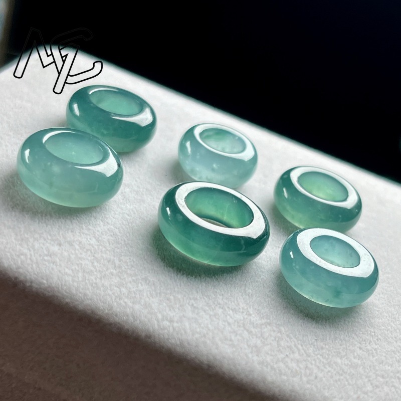 Natural Emerald Blue Water Luc - Jewelry & Watches Store recension och pris