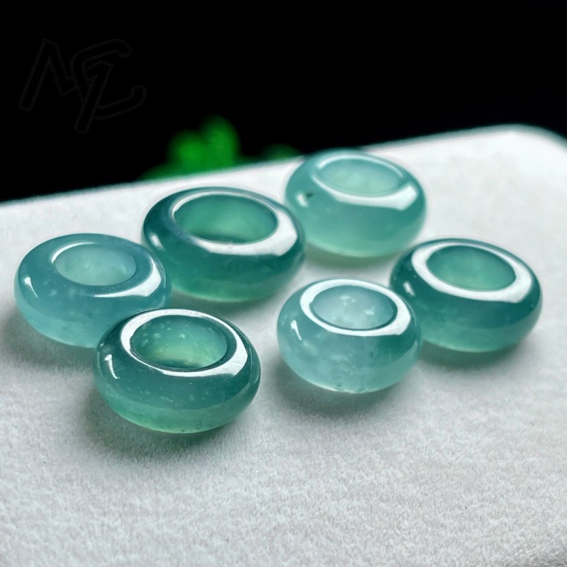 Natural Emerald Blue Water Luc - Jewelry & Watches Store recension och pris