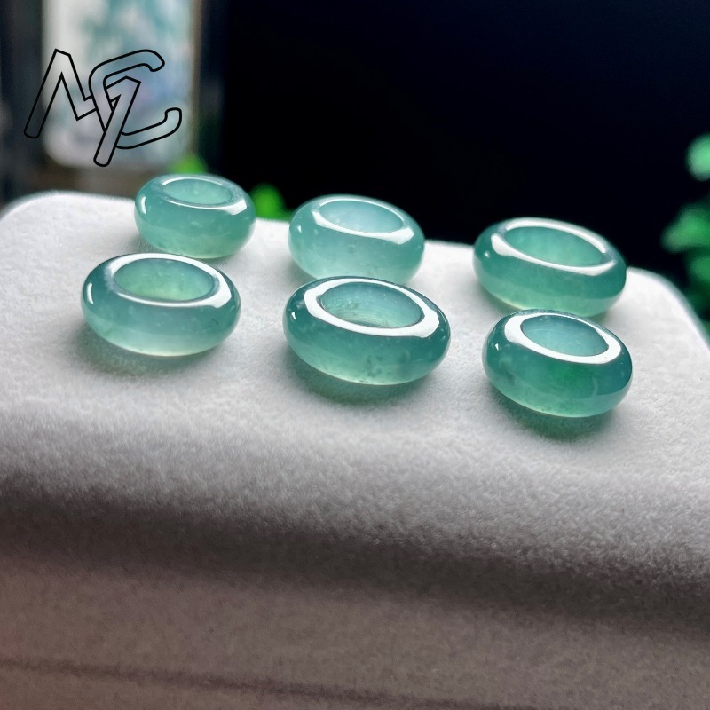 Natural Emerald Blue Water Luc - Jewelry & Watches Store recension och pris
