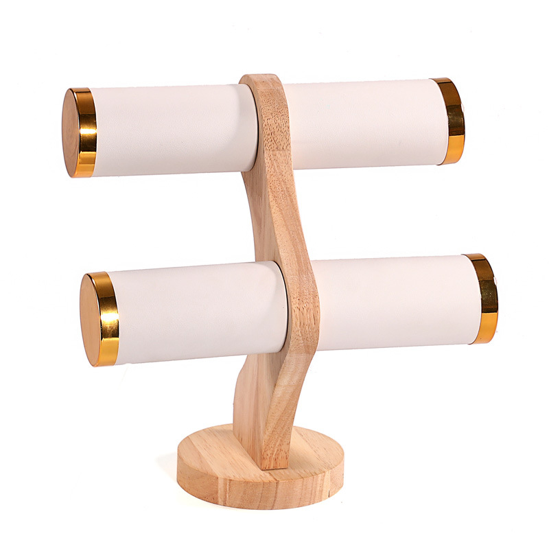2-Tier Curved Wood Bracelet Ho - Jewelry And Watches Stores recension och pris