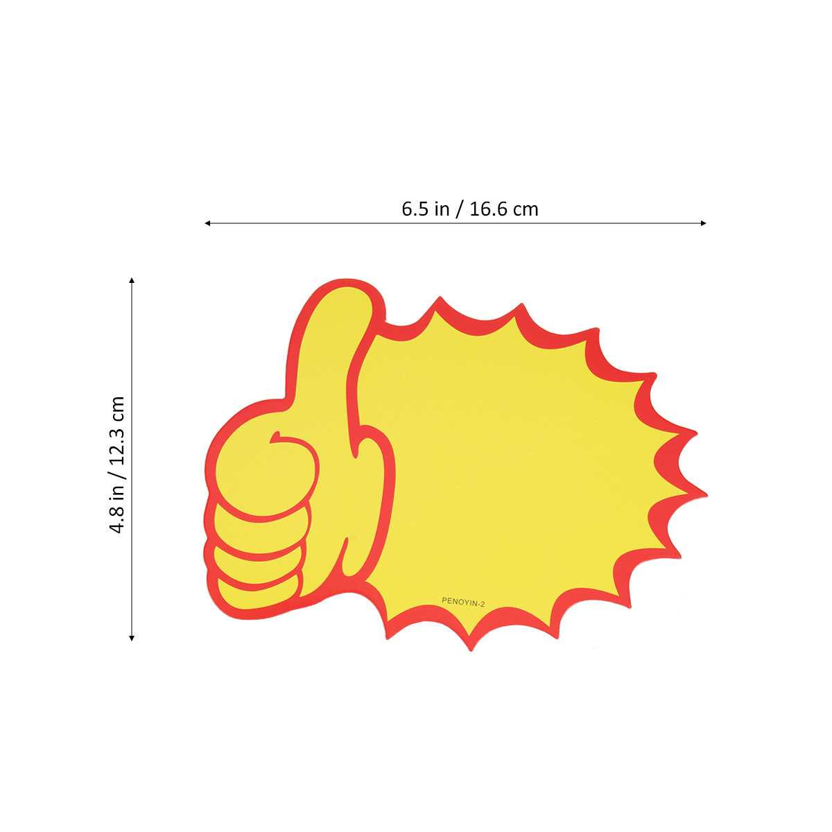 100Pcs Thumb Shaped Yellow Pap - Jewelry And Watches Stores recension och pris