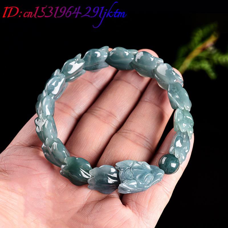 Blue Burmese Jadeite Dragon Br - Jewelry & Watches Store recension och pris