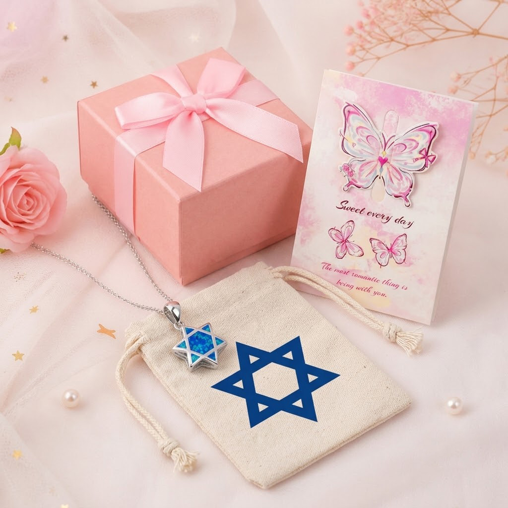 Star of David Opal Pendant Nec - Jewelry & Watches Store recension och pris