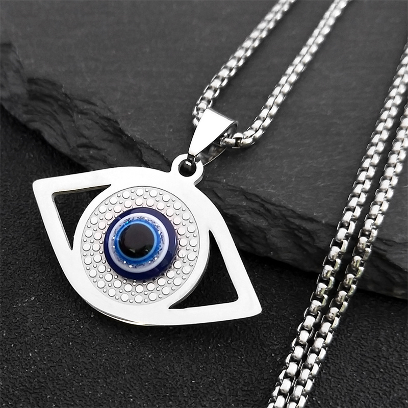 Islam Hamsa Evil Blue Eye Neck - Jewelry & Watches Store recension och pris