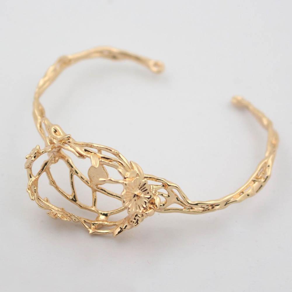 5pcs Flower Leaf Vine Branch B - Cuff Bangle Bracelet recension och pris