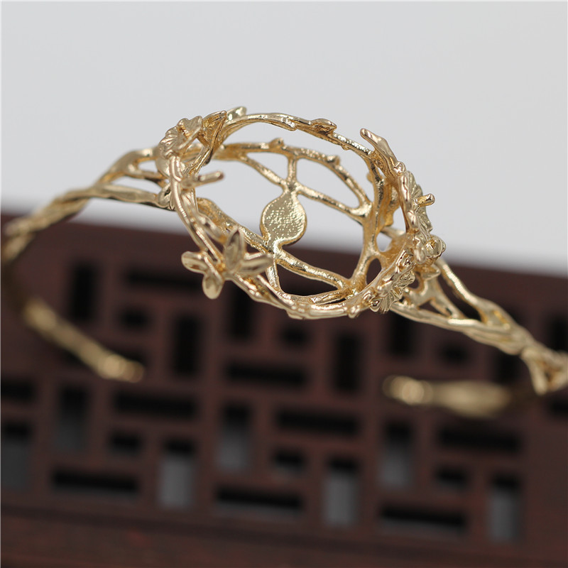 5pcs Flower Leaf Vine Branch B - Cuff Bangle Bracelet recension och pris