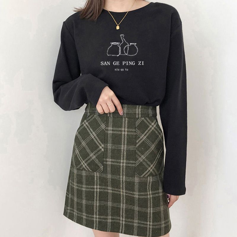 Women Korean Style Crew Neck B - S&S Watches & Jewelry Ho Chi Minh recension och pris